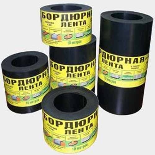 Бордюрная лента черная 60 см х 10 м